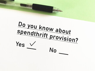 Questionnaire about last will