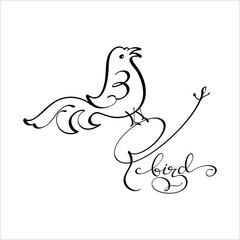 Artistic Bird, Bird Icon
