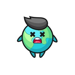 the dead earth mascot character