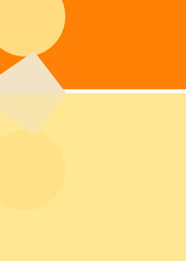 Obraz premium Geometric landscape generative art poster illustration