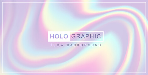 Modern holographic pearl fllow abstract background. Liquid Vector illustration