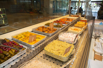 Fototapeta premium assortment of appetizers. snacks on plate