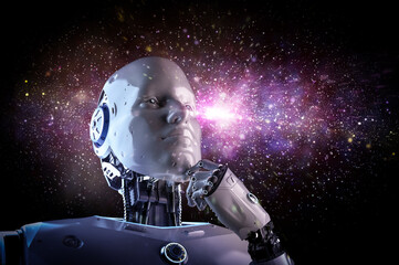 artificial intelligence robot or cyborg analysis