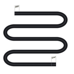 Start and finish line for race. vector