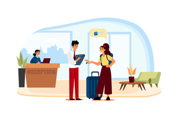 Man Giving The Keys To A Tourist