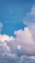 blue sky with clouds