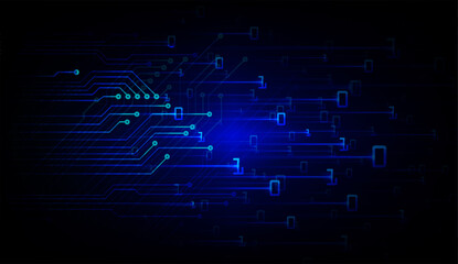 cyber circuit future technology concept background