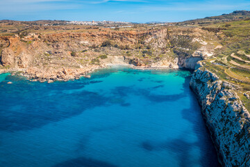 Aerial View of Fomm ir-Rih, Malta