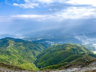 Fototapeta premium landscape with clouds