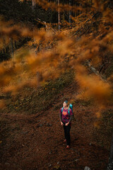 Mountain landscape. Misty forest. Natural outdoor travel background. Slovakia, Low Tatras, Demenovska hora and dolina vyvierania. Liptov travel. © Zedspider