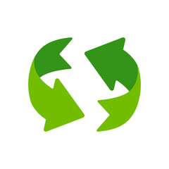 Recycling icon. An arrow that revolves endlessly Reuse concept Recycled.