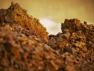 Brown stone rocks texture