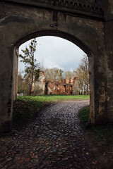 Gerdauen Castle in Zheleznodorozhny, Kaliningrad region