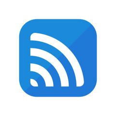 wifi icon. Wireless symbol vector for internet connection from router broadcasting.