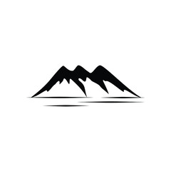 mountain landscape outdoor logo design