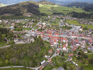 Obraz premium aerial view of the city