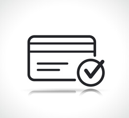 payment with credit card icon