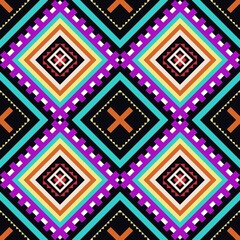 Pattern seamless fabric african style 