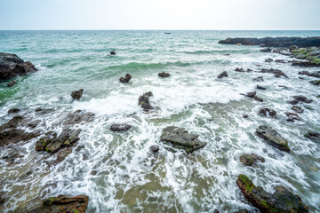 The beach at Weizhou Island in Beihai, Guangxi, China