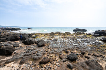 The beach at Weizhou Island in Beihai, Guangxi, China