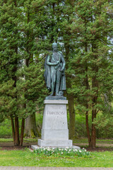 Statue in the spa park of Františkovy Lázně (Franzensbad) - Czech Republic - Europe