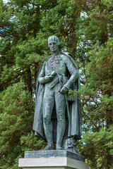 Fototapeta premium Statue in the spa park of Františkovy Lázně (Franzensbad) - Czech Republic - Europe