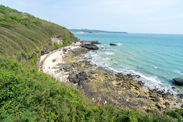 The beach at Weizhou Island in Beihai, Guangxi, China