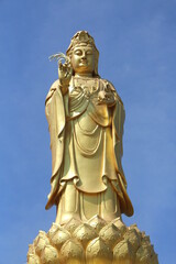 Statue of Chinese traditional deities
