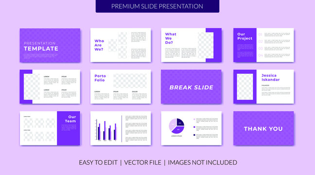 minimal slides presentation template