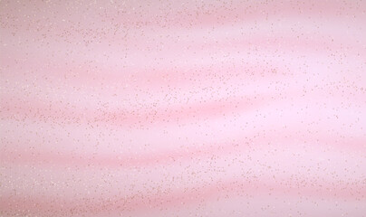 Nude pastel pattern with glitter sparkle. Sparkled glittern golden splashes on pastel beige nude background. Elegant luxury nude rose pink blush and gold glitter brush stroke. Vector EPS10