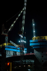construction site at a port