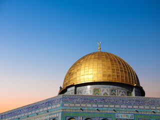 Obraz premium dome of the rock jerusalem