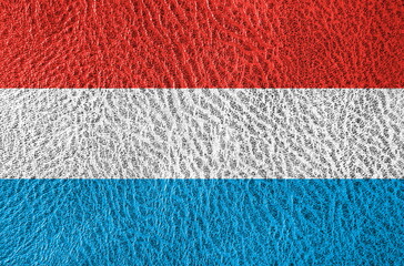 Fototapeta premium abstract leather texture with the flag