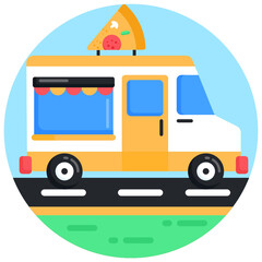 Pizza Delivery Truck

