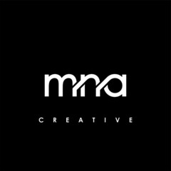 MNA Letter Initial Logo Design Template Vector Illustration