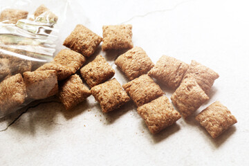 Chocolate pillows for breakfast, healthy snacks