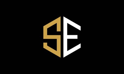 SE and ES or S and E Abstract Letter Mark Logo Template for Business