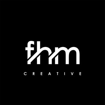 FHM Letter Initial Logo Design Template Vector Illustration