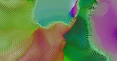 Abstract animation.  3d procedural rendering.