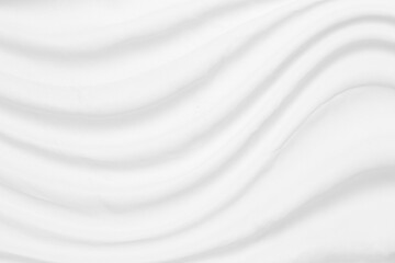 Fototapeta na wymiar white cloth background soft wrinkled fabric patrem and surface