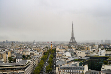 Fototapeta premium Paris, Skyline, Eiffel Tower