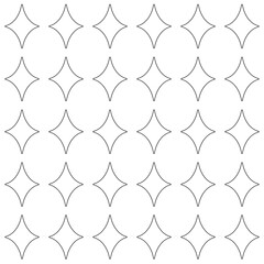 A simple diamond-shaped abstract geometric pattern. Seamless pattern of vector illustrations. Great for web banners, posters, packages, wallpapers, backgrounds.
