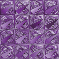 Abstract Geometric Pink Monochrome Background. High Saturated Gradients