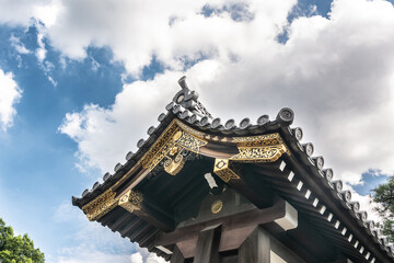 Detail of  the Nijo Castle, Kyoto, Japan
