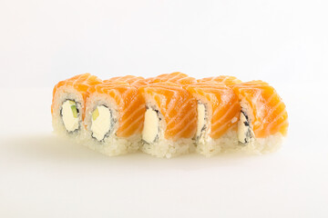 Japanese tradtional roll with salmon