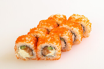Japanese tradtional roll with salmon