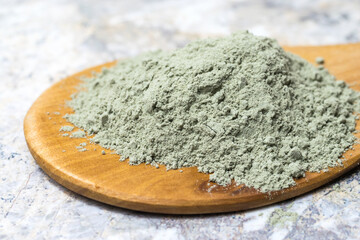 French natural green clay, powder cleansing mask