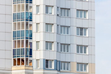 Windows in a multi-storey building