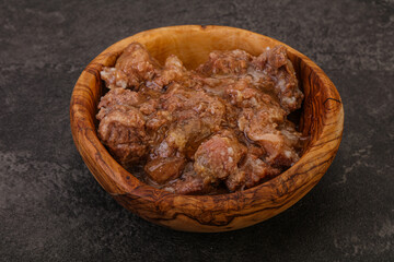 Gurmet venison stew with spices
