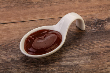 Traditional Barbicue sauce in the bowl
